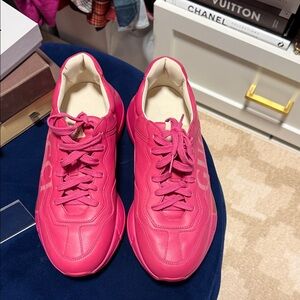 Gucci Women's Vibrant Pink Sneakers